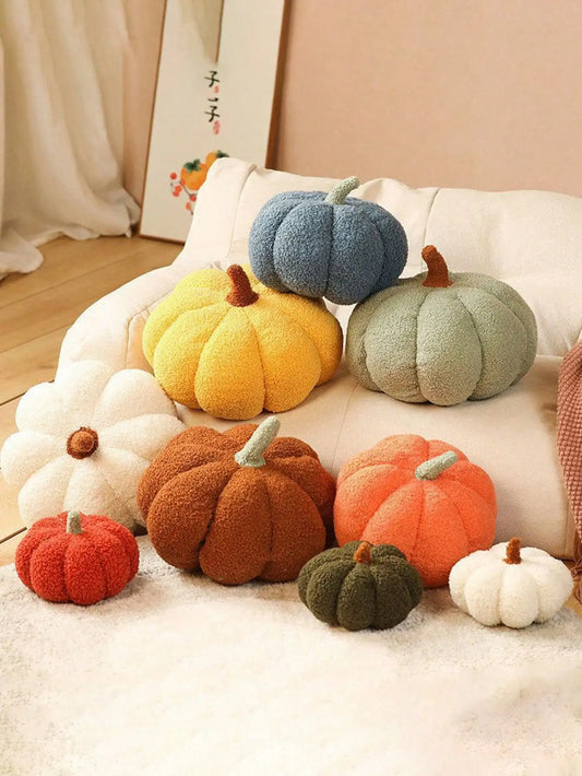 CozySoft Pumpkin Pillow – Plush Sofa & Bedroom Decoration Cushion