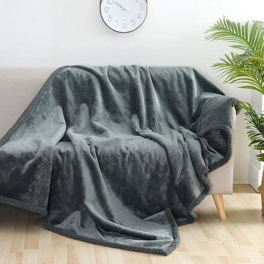 Luxury Shaggy Blanket – Thickened Winter Waterproof Microfiber Blanket