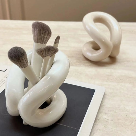 Luxury Ceramic Makeup Brush Holder