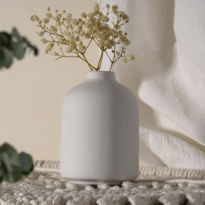 Handmade Farmhouse Neutral Ceramic Vases