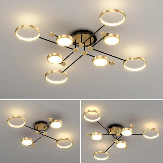 Modern LED Dimming Hanging Chandelier