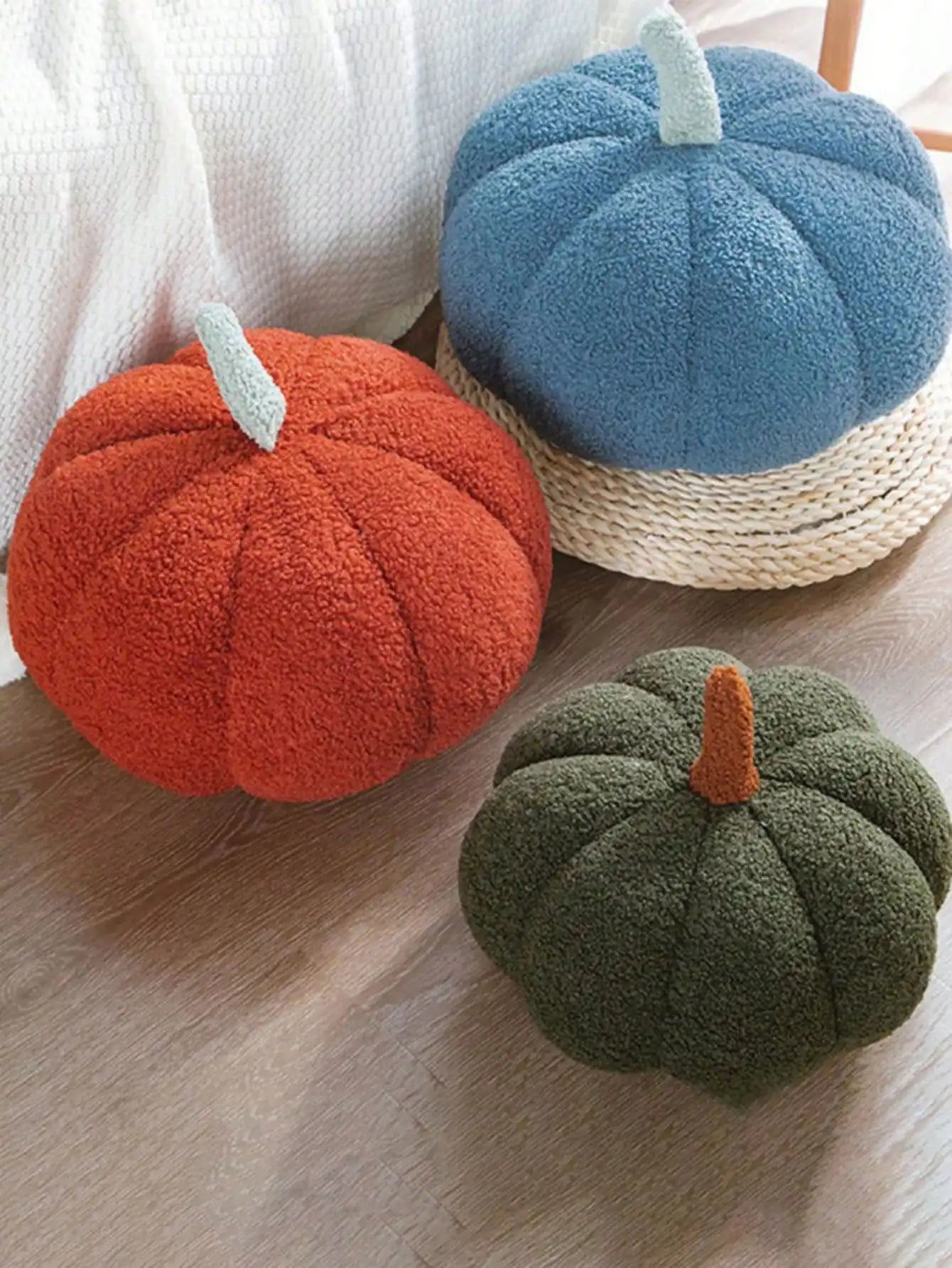 CozySoft Pumpkin Pillow – Plush Sofa & Bedroom Decoration Cushion