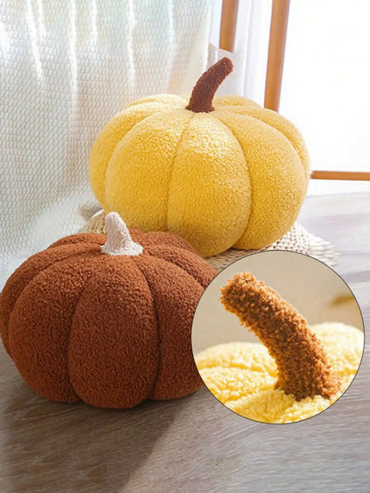 CozySoft Pumpkin Pillow – Plush Sofa & Bedroom Decoration Cushion