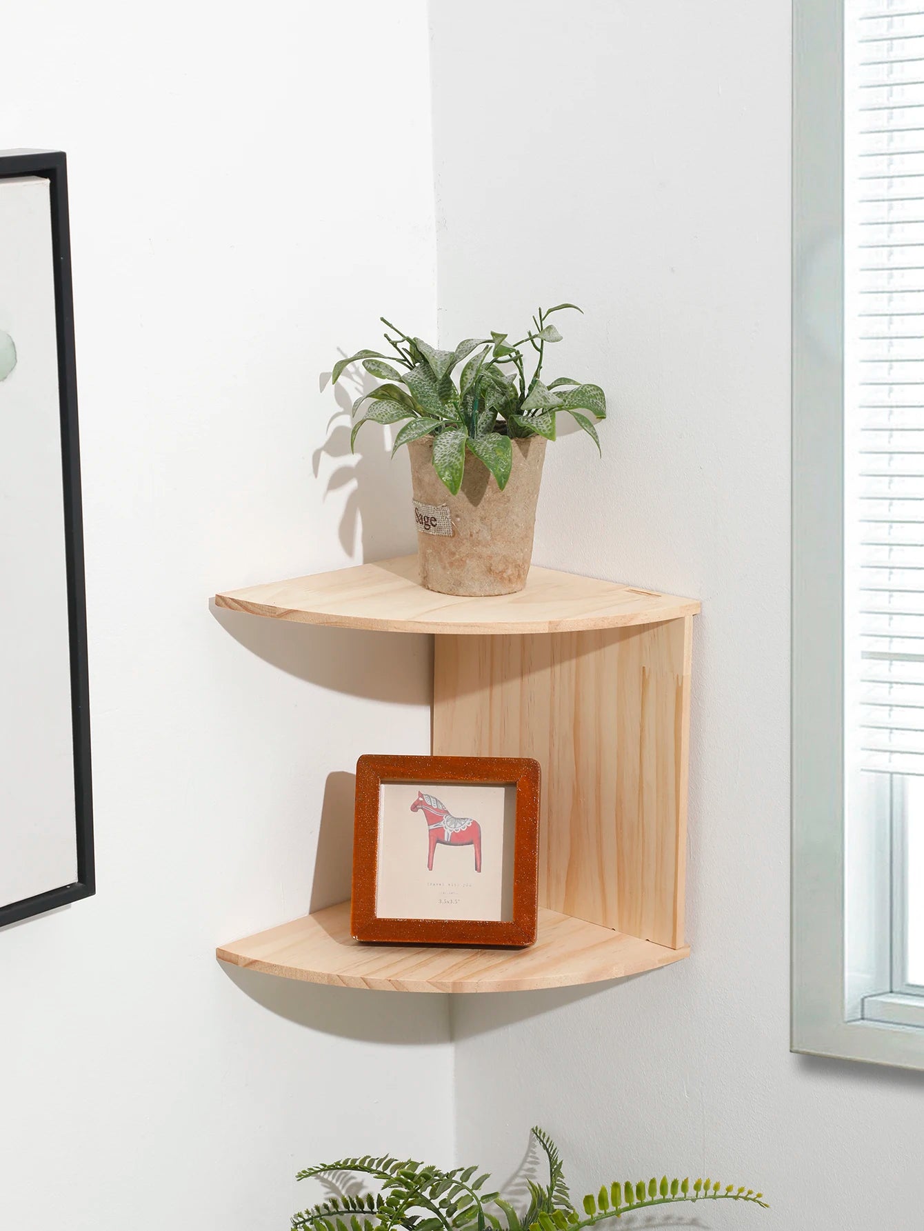 Multi Layer Floating Corner Shelf